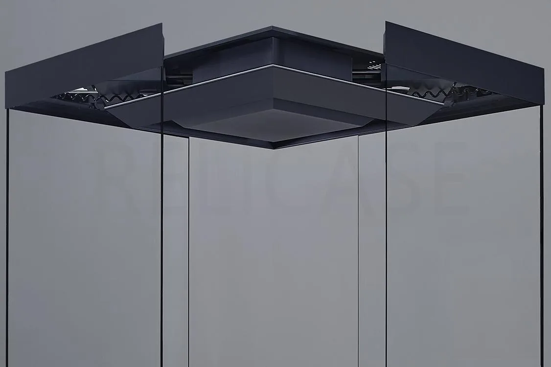 Museum Floor Standing Display Cases Vitrines – custom retail display image 25