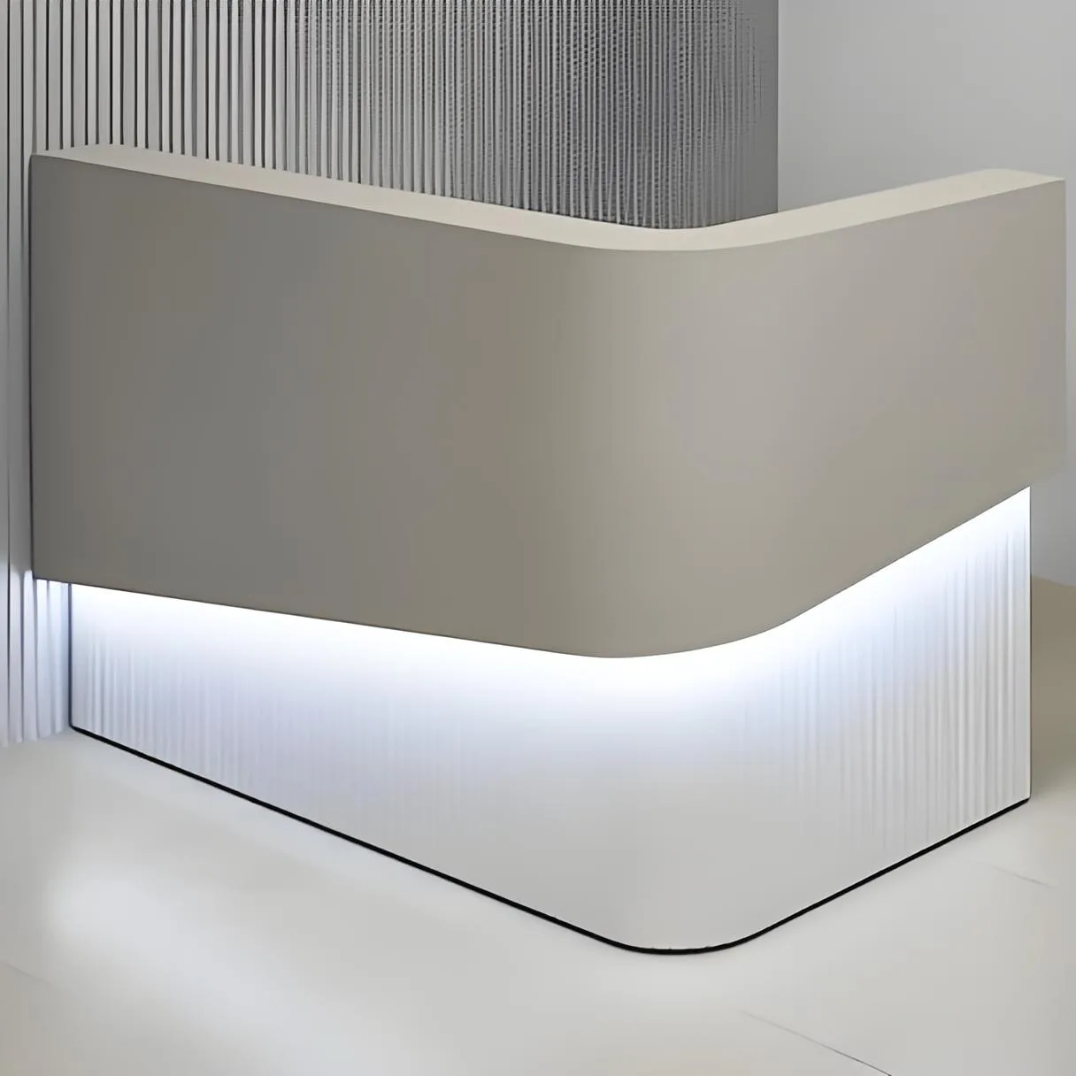 L- shaped Reception Desks For Sale – custom retail display image 1