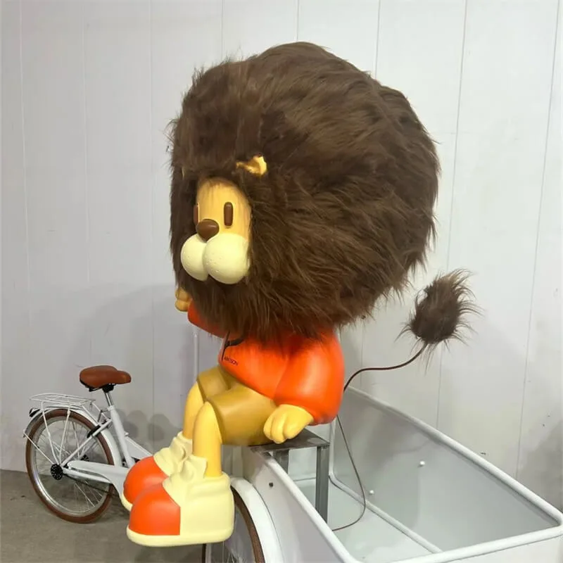 Large Lion Statues Sculptures For Garden Decor – custom retail display image 22