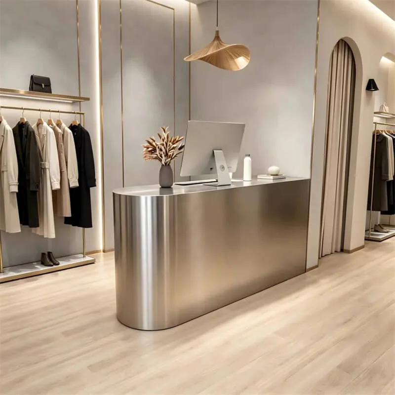 Modern Reception Desks, Counters Tables – custom retail display image 6