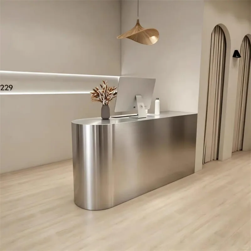 Modern Reception Desks, Counters Tables – custom retail display image 5