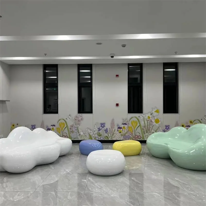 Shopping Mall Bench | Indoor FRP Bench, Chairs Seats – custom retail display image 13