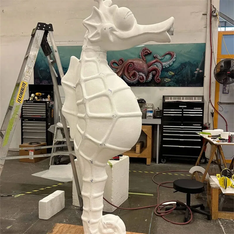 Large Seahorse Statues Sculptures For Garden – custom retail display image 2