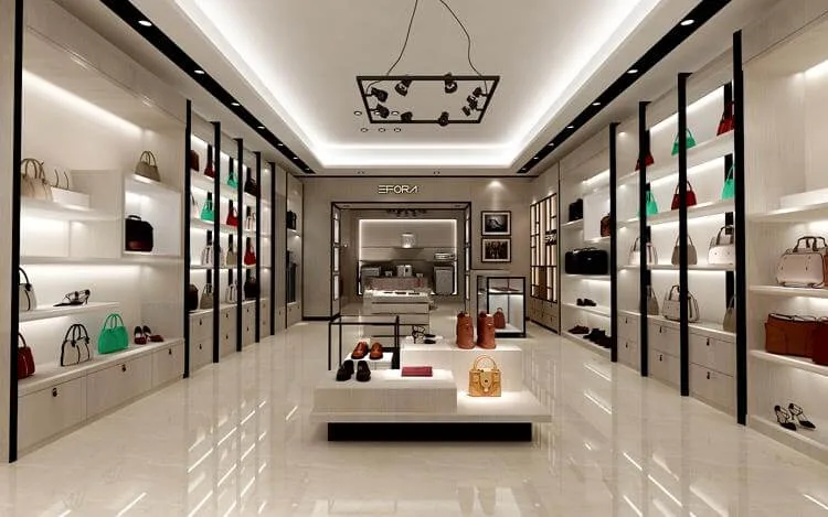 Handbag Store Design, Displays Store Fixtures – Modern Handbag Shop Interior Design Customized Bag Display Fixtures image 15