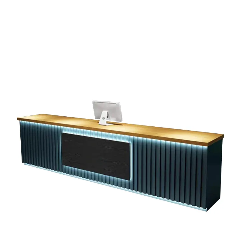 Custom Reception Desk, Counter Welcome Table For Sale – custom retail display image 33