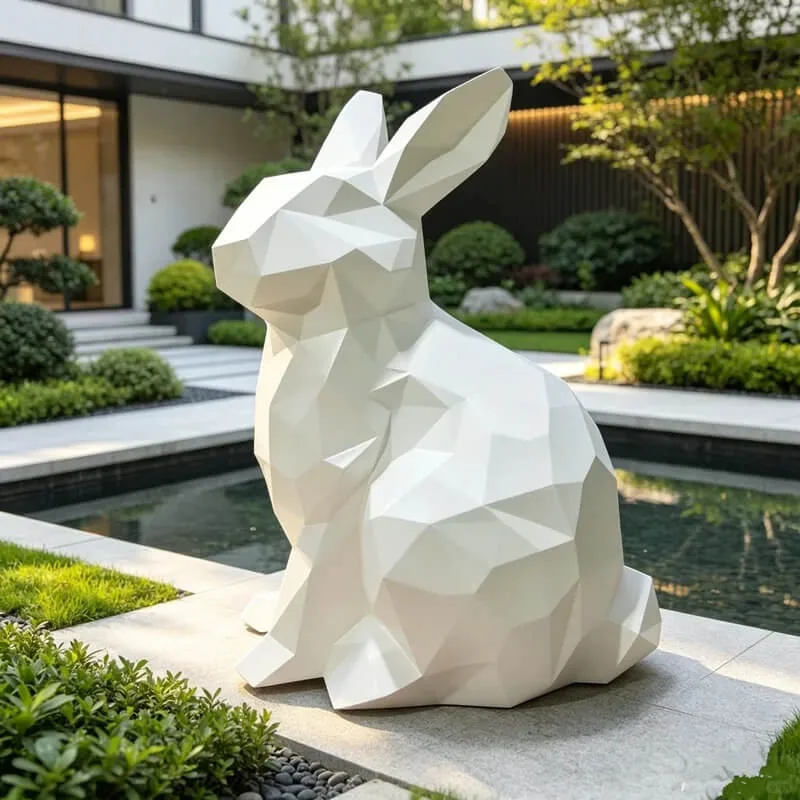 Geometric Animal Sculptures For Sale – custom retail display image 6
