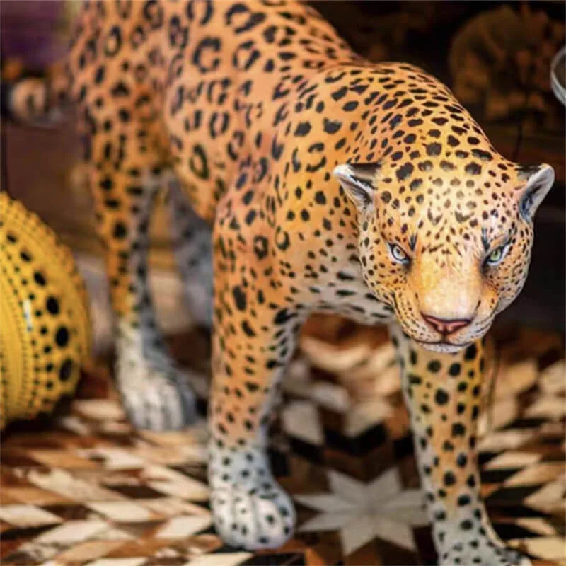 Cheetah Leopard Statues, Sculptures For Sale – custom retail display image 11