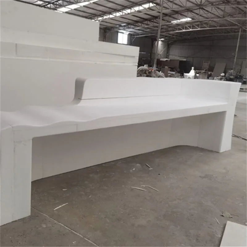 Fiberglass Reception Desk | Unique Modern – custom retail display image 41