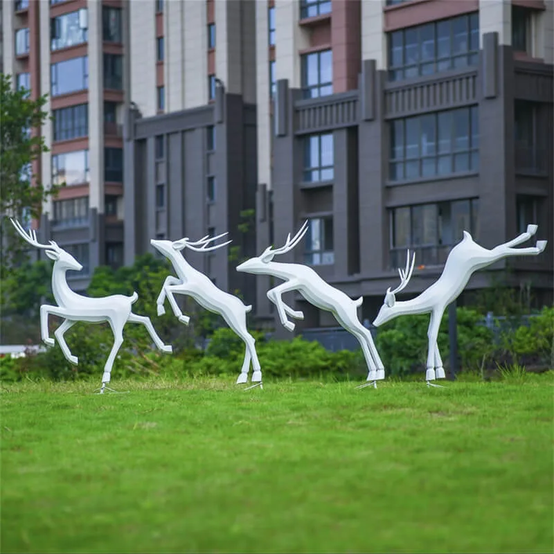 Antelope Statues Sculptures | Bronze Animal Figurine – custom retail display image 7