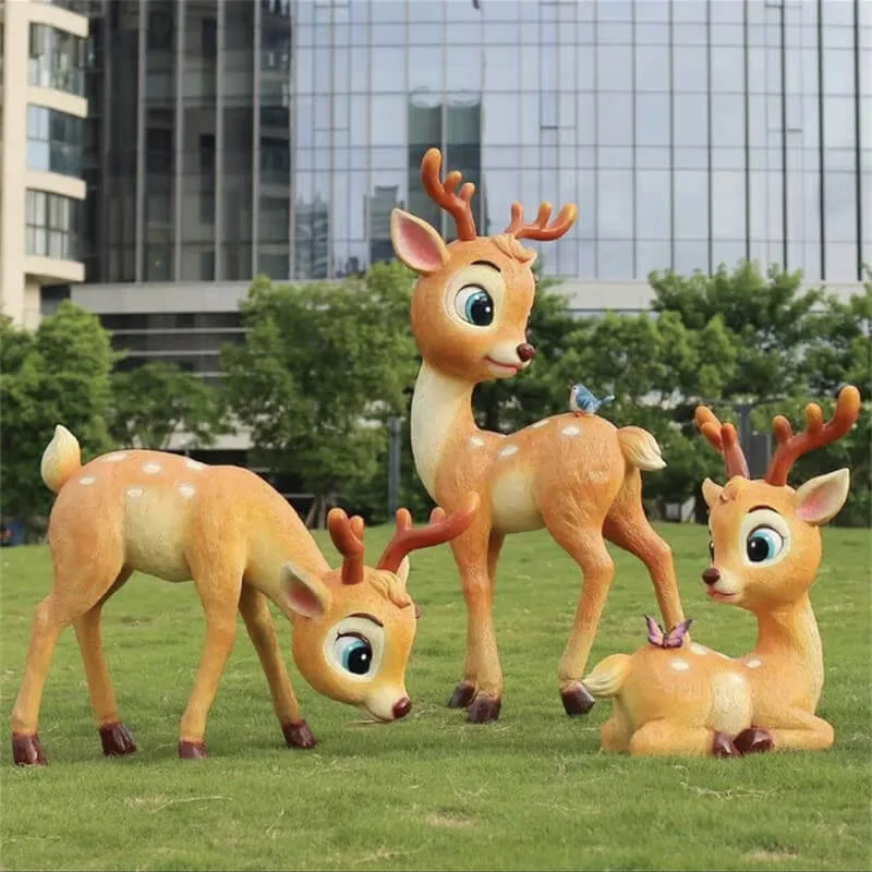 Life Size Deer Elk Sculptures For Sale | Fiberglass – custom retail display image 22