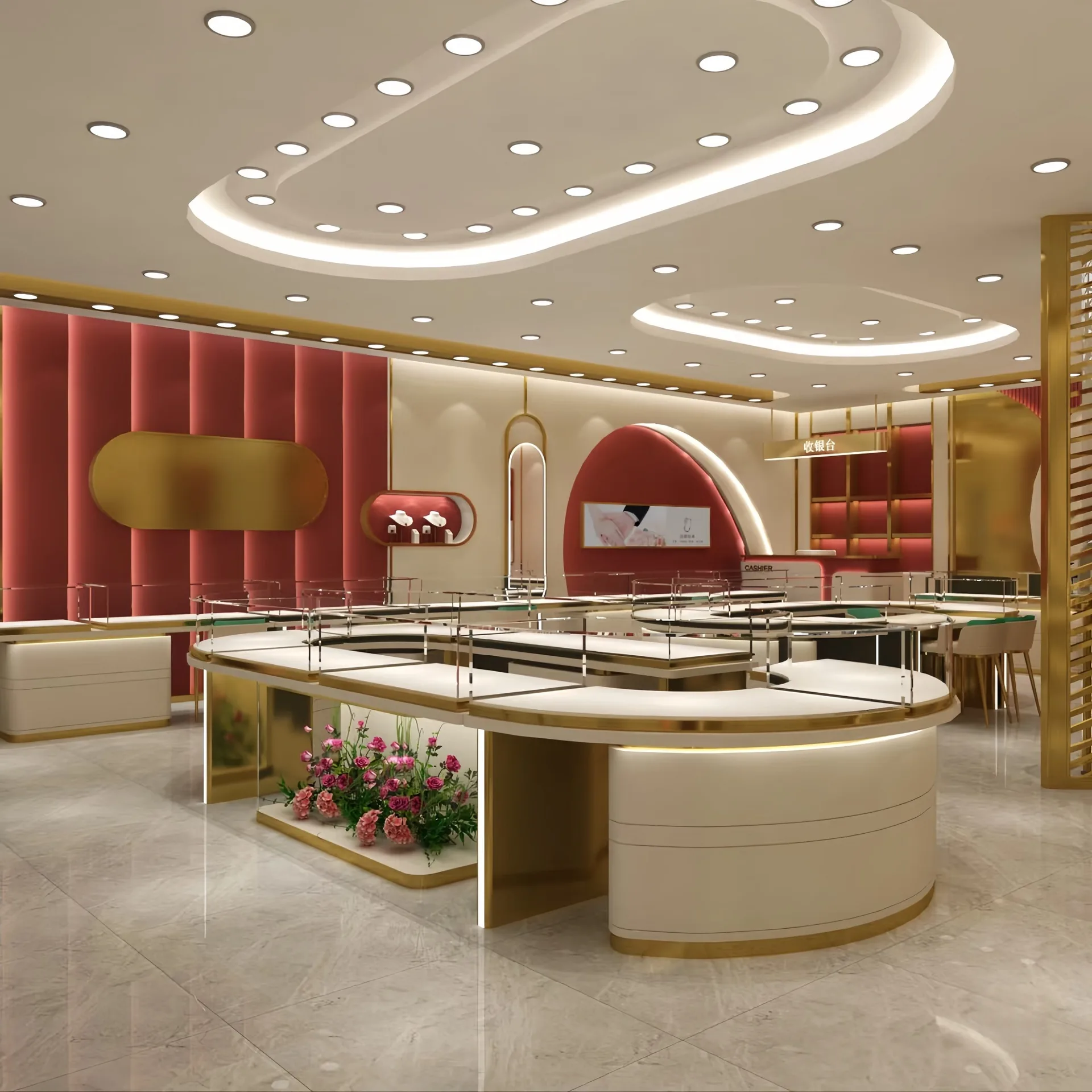 Jewelry Showcase Manufacturer for USA, Canada, UK Austrialia – custom retail display image 54