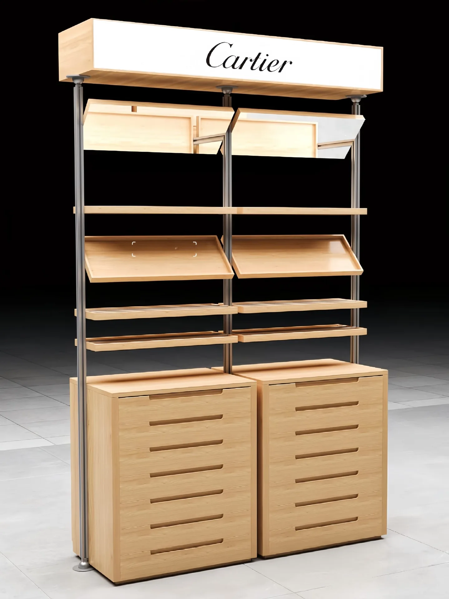 Retail Store Display Cases Glass Counters – custom retail display image 19