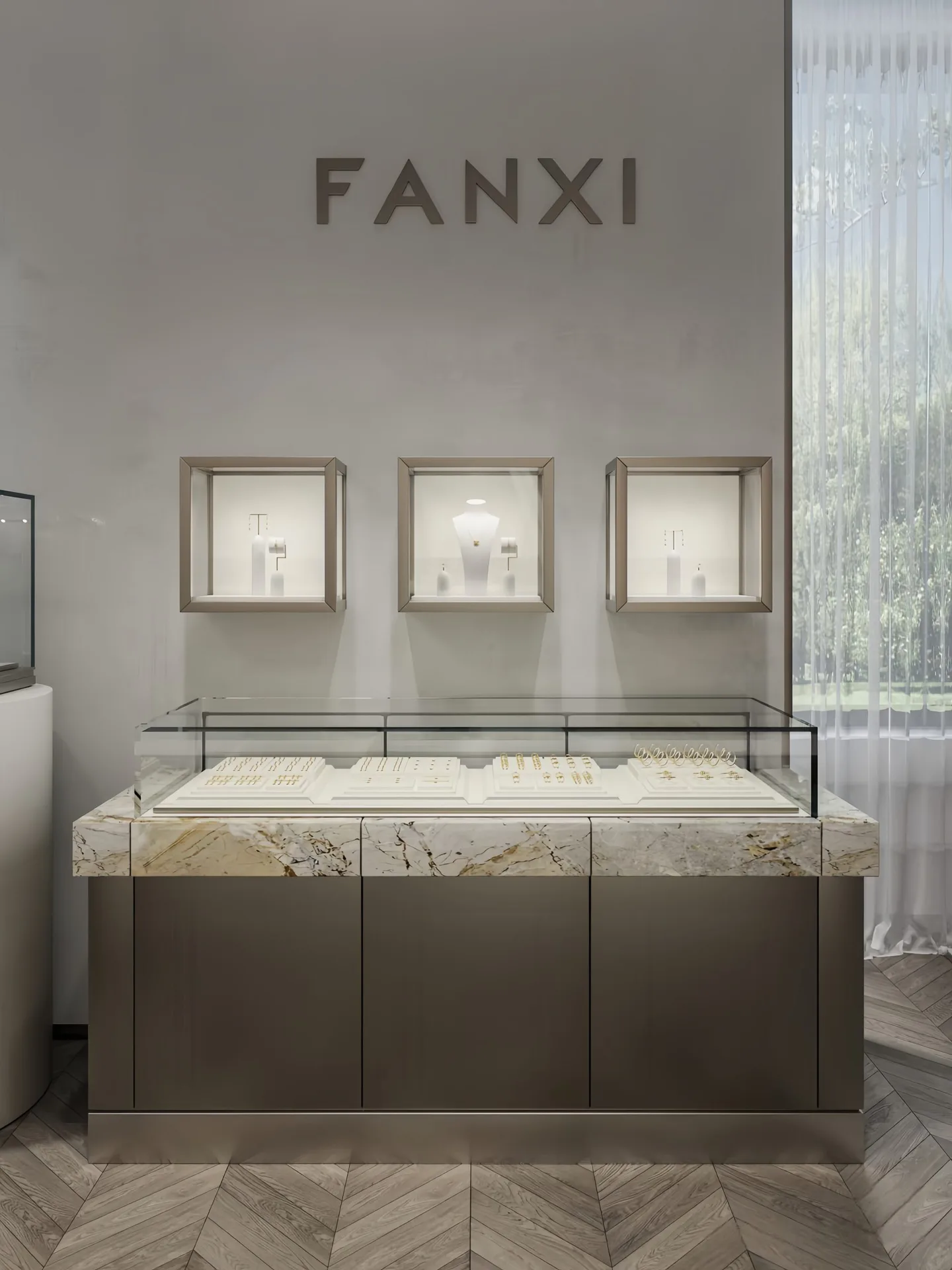 Jewelry Display Cabinets For Shops – custom retail display image 18