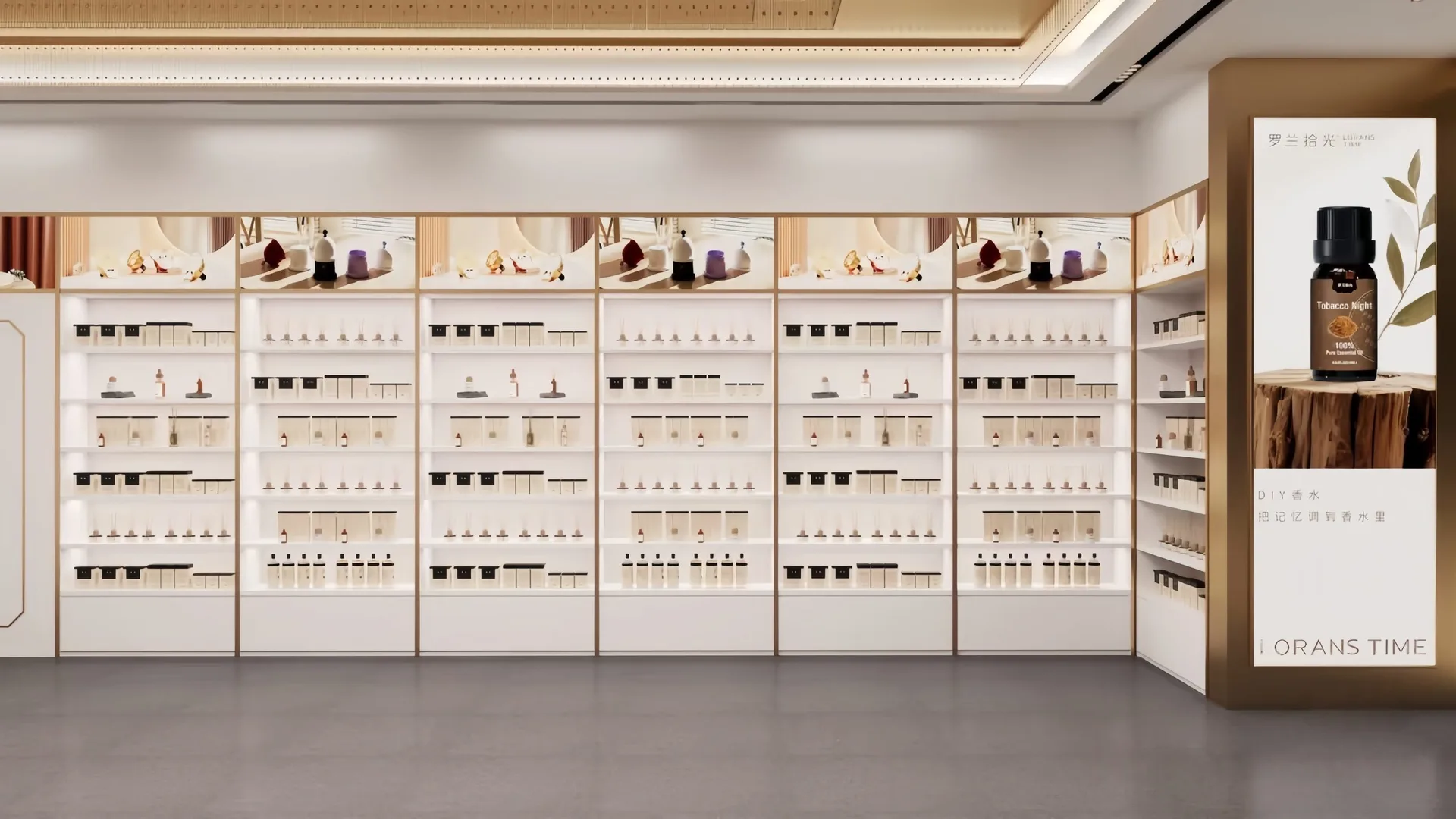 Perfume Display Cabinets For Sale – custom retail display image 4