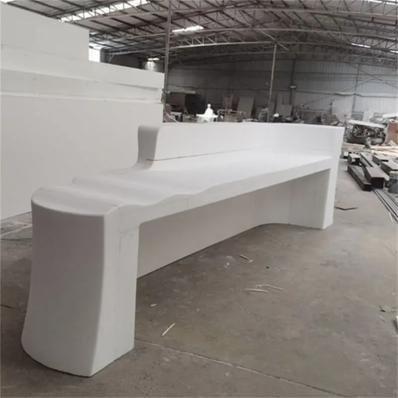 Fiberglass Reception Desk | Unique Modern – custom retail display image 42
