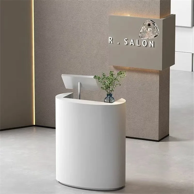 Wood Reception Desks Counters – custom retail display image 36