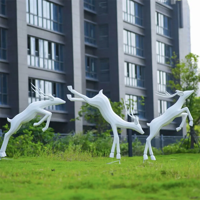 Antelope Statues Sculptures | Bronze Animal Figurine – custom retail display image 6
