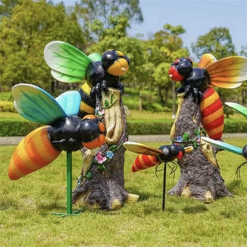 Bee Statues Sculptures For Garden Ornaments – custom retail display image 1