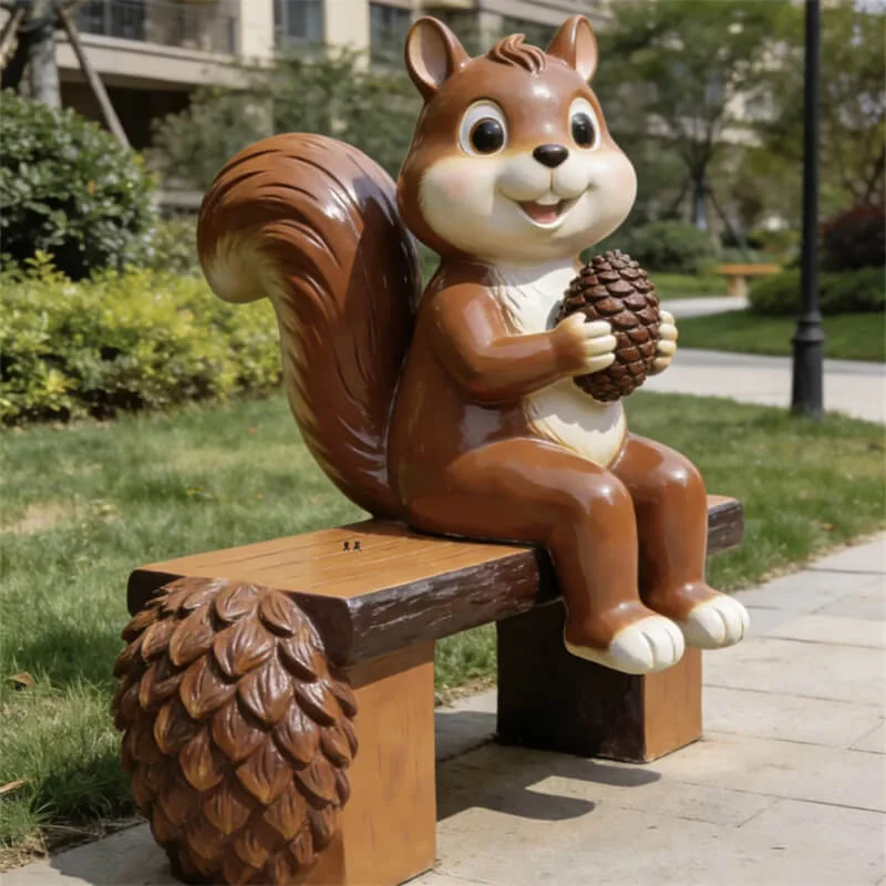 Garden Park Bench For Sale | Outdoor Fiberglass Bench Seat – custom retail display image 70