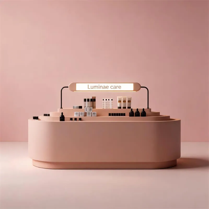 Cosmetic Makeup Display Stand Unit For Cosmetic Retail Shops – custom retail display image 18