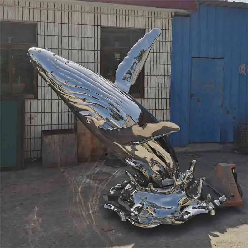 Large Whale Statues Sculptures For Sale – custom retail display image 1