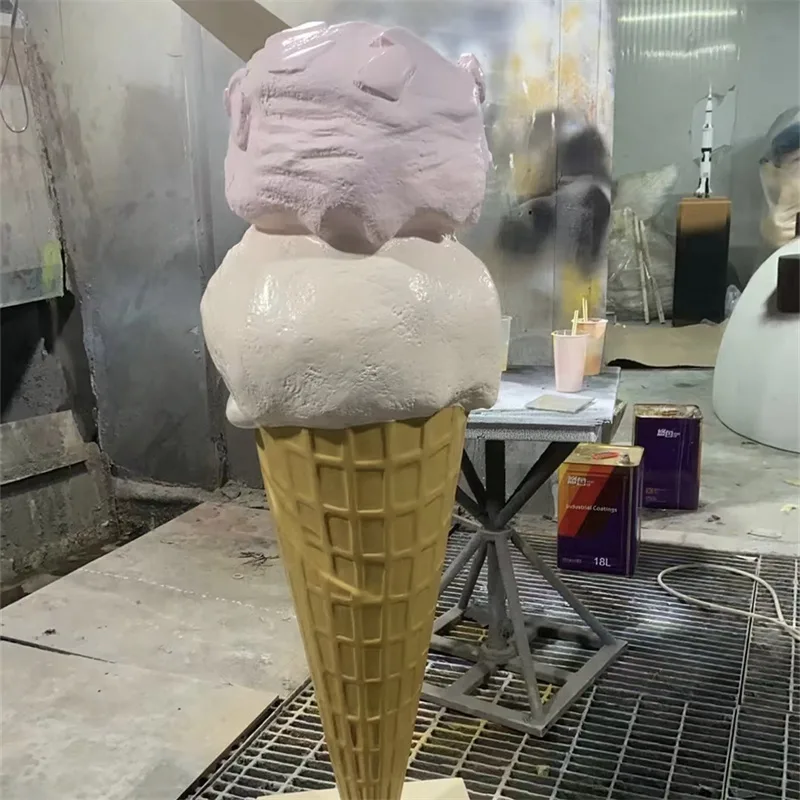 Gaint Ice Cream Props Statues | Fiberglass – custom retail display image 25