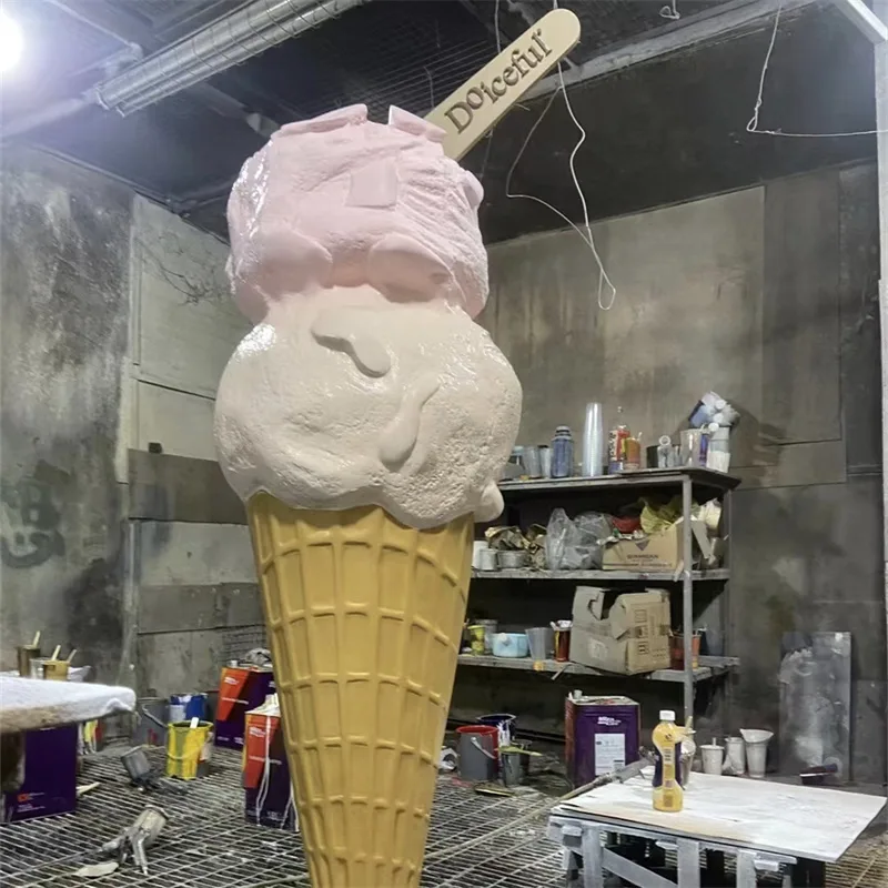 Gaint Ice Cream Props Statues | Fiberglass – custom retail display image 26