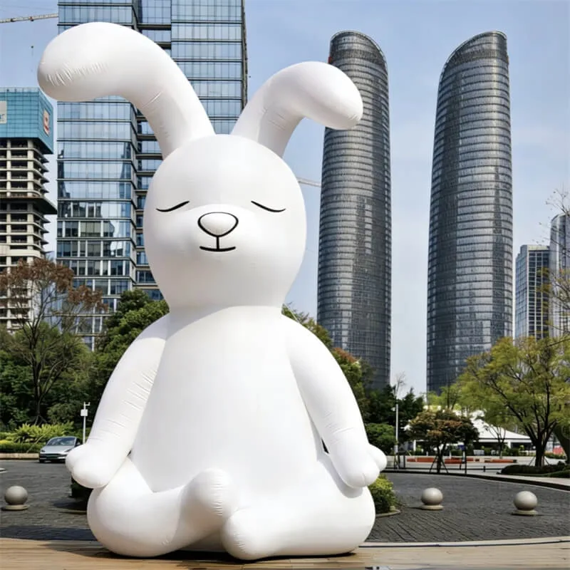 Large Rabbits Bunny Sculptures For Garden | Fiberglass – custom retail display image 47