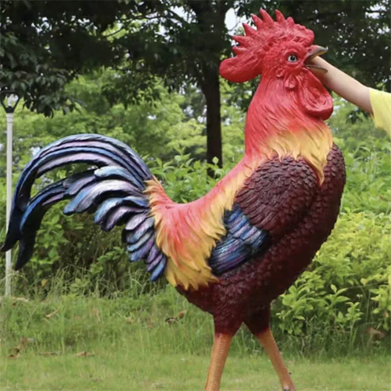 Chicken Sculptures Statues for Sale – custom retail display image 6