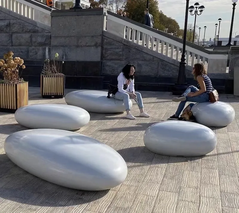 Garden Park Bench For Sale | Outdoor Fiberglass Bench Seat – custom retail display image 73