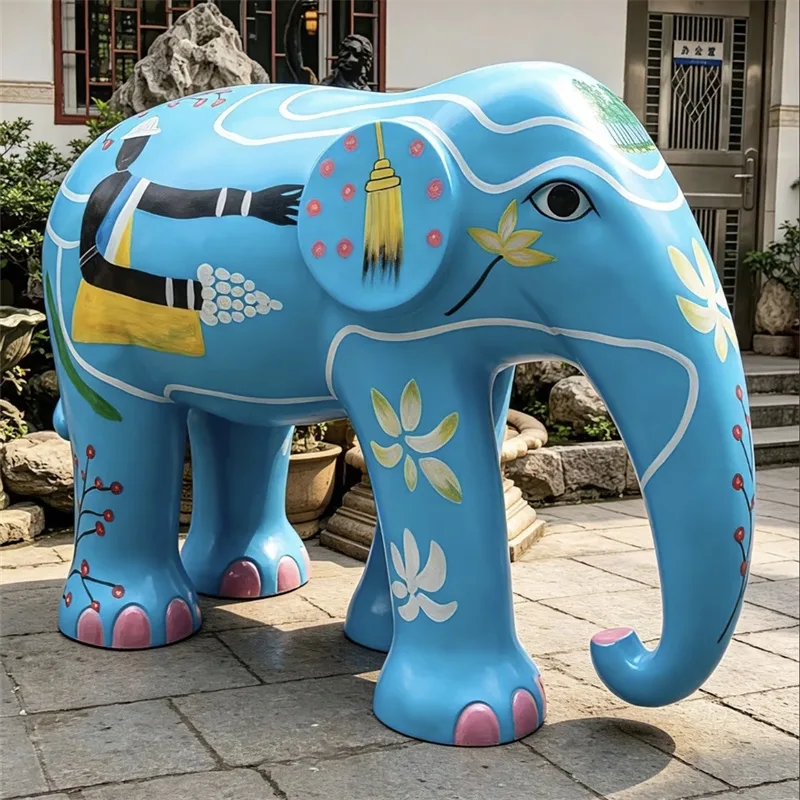 FRP Elephants Statues, Sculptures Ornaments | Outdoor – custom retail display image 39
