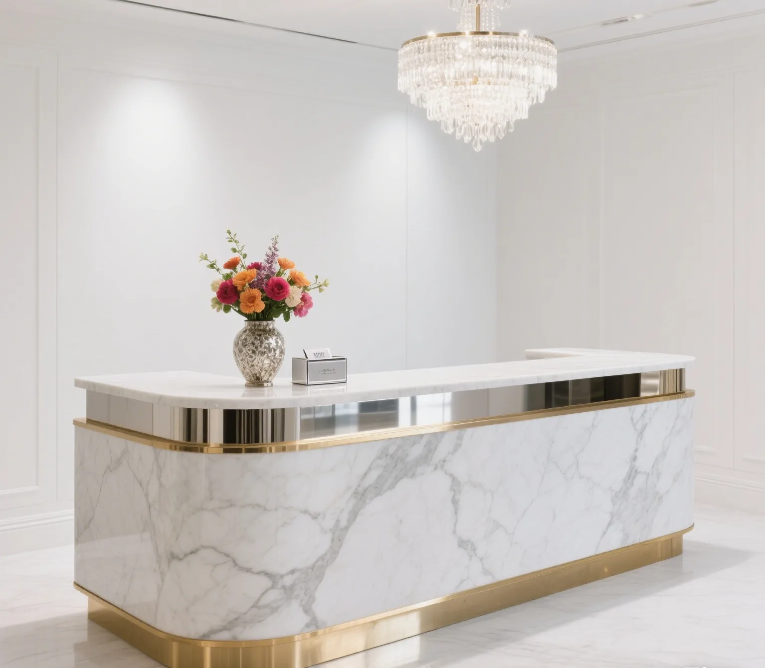 Nail Salon Beauty Spa Reception Desks – custom retail display image 31