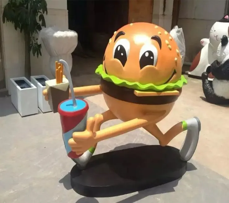 Giant Fiberglass Hamburger Props Statues For Sale – custom retail display image 18