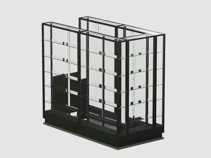 Optical Sunglass Display Cabinet | Eyewear Showcase – custom retail display image 17