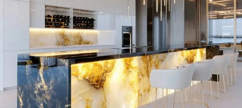 Onyx Counter | Backlit Bars Counters For Sale – custom retail display image 11