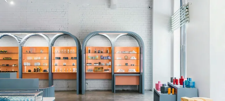 cannabis display shelves Cannabis Dispensary Shelving, Wall Racks Storage Solutions – custom retail display image 6