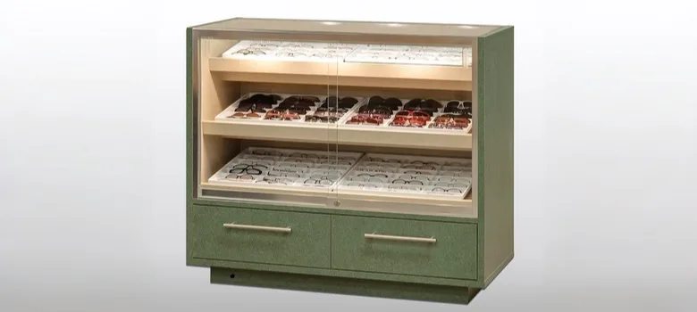 Eyewear Storage Cabinets | Multi-drawer Pull-Out – custom retail display image 3