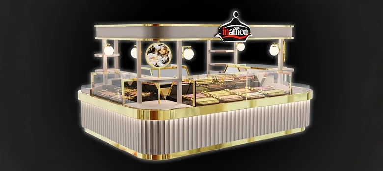 Chocolate Kiosk – custom retail display image 4