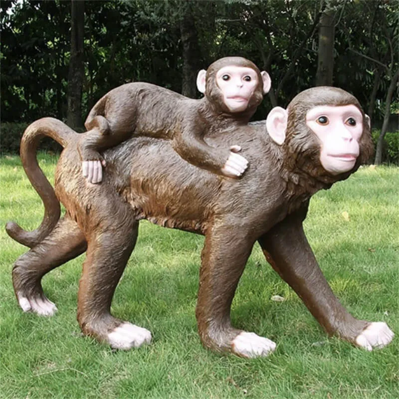 Monkeys, Gorillas Apes Statues For Sale | Life Size – custom retail display image 15