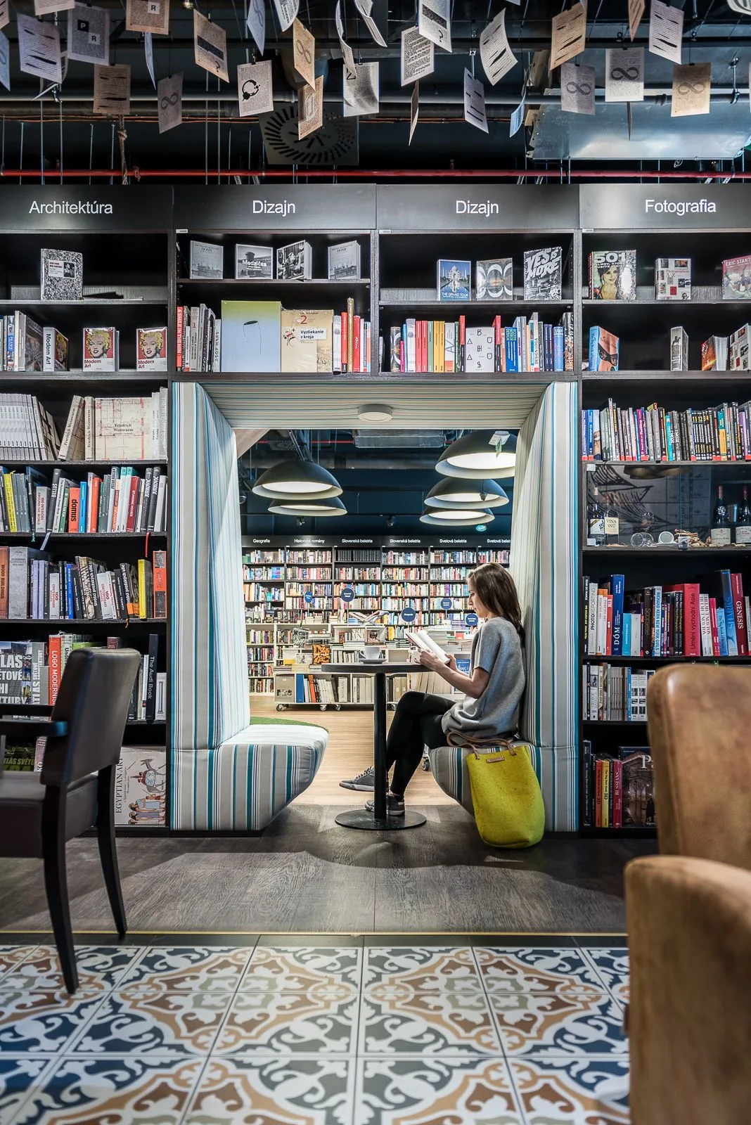 Bookstore Design, Displays Shelving Furniture – Wooden Book Shop Cozy Small Inviting Street Concrete Wall Book Store image 6