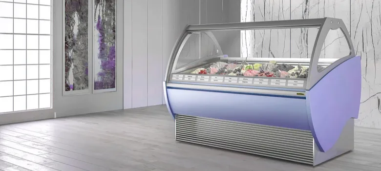 Gelato Ice Cream Display Cases | Display Freezer For Sale – custom retail display image 37