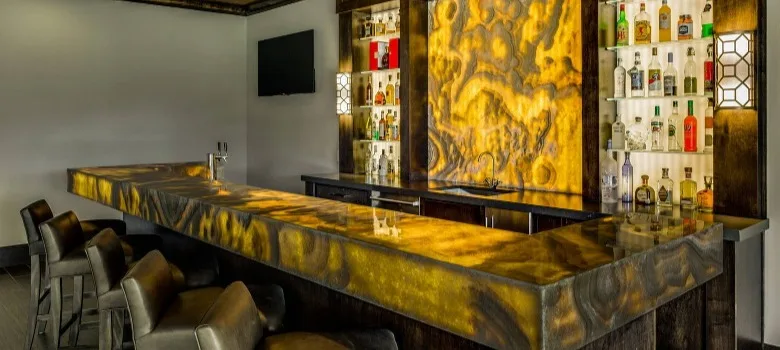 Onyx Counter | Backlit Bars Counters For Sale – custom retail display image 13