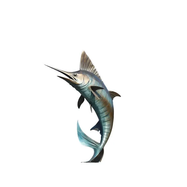 Sea Creature Statues Marine Life Sculptures – Marlin & Swordfish image 10