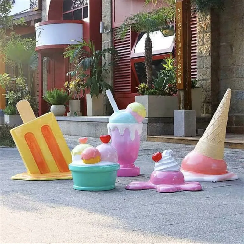 Gaint Ice Cream Props Statues | Fiberglass – custom retail display image 37