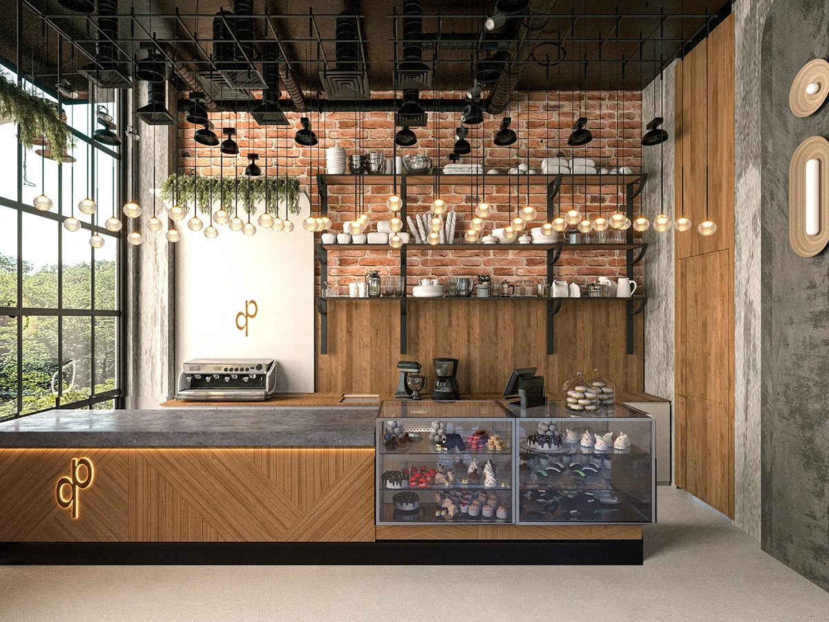 Pizza Shop Design | Pizza Store Counters, Displays Furniture – Retail Pizza store company design custom fast food stand black