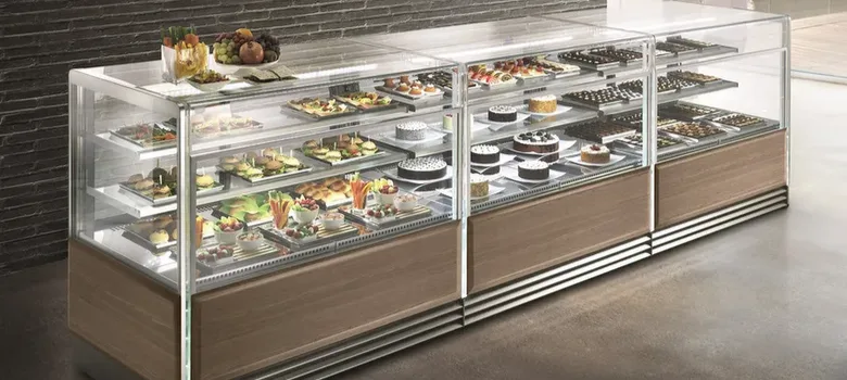 Bakery Display Showcases For Sale | Cake Pastry Refrigerated Cabinets – custom retail display image 14