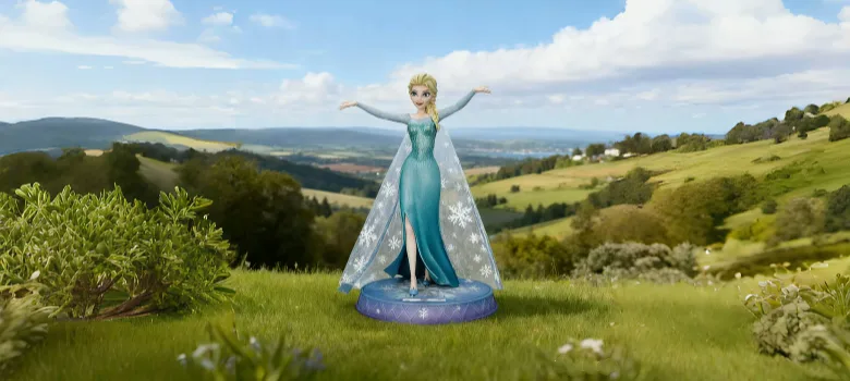 Frozen Elsa fiberglass statues Life Size Frozen Elsa Statues For Sale | Frp Figures Ornaments – custom retail display image 2