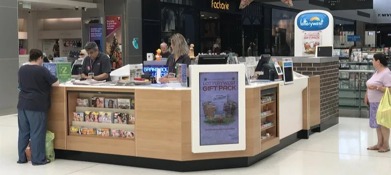 lotto kiosk – custom retail display image 2