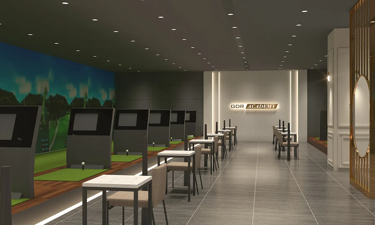 Golf Pro Shop Design, Displays Retail Fixtures – Trendy Golf Apparel & Accessories Shop Interior Design High-quality Display 