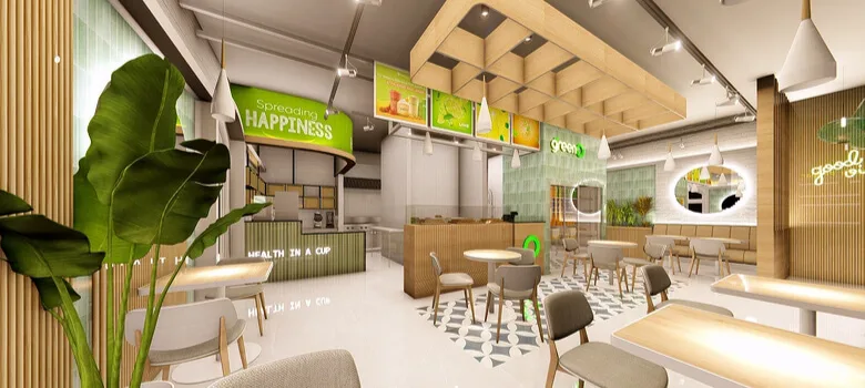 Juice Bar Shop Juice Bar Smoothie Shop Displays | Counters, Furniture Shelves – custom retail display image 11